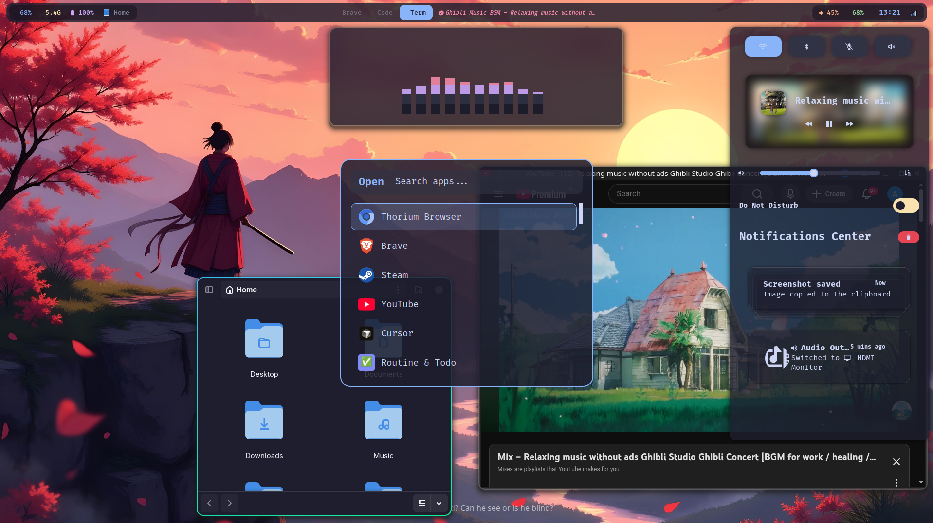 Andromeda rice — full desktop screenshot